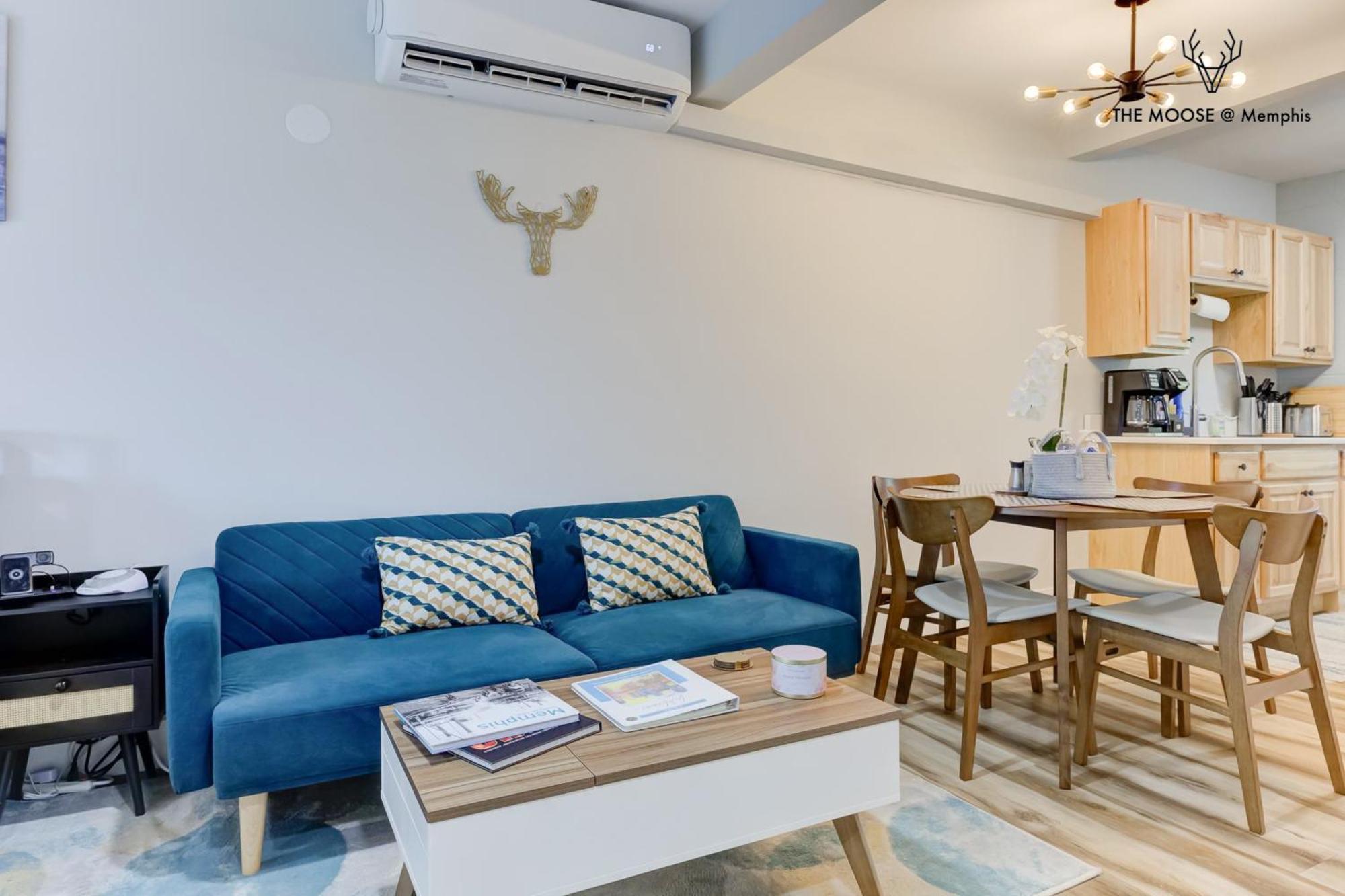 Appartement The Moose #11 - Luxe Modern Loft With King Bed, Free Parking & Wi-Fi à Memphis Extérieur photo