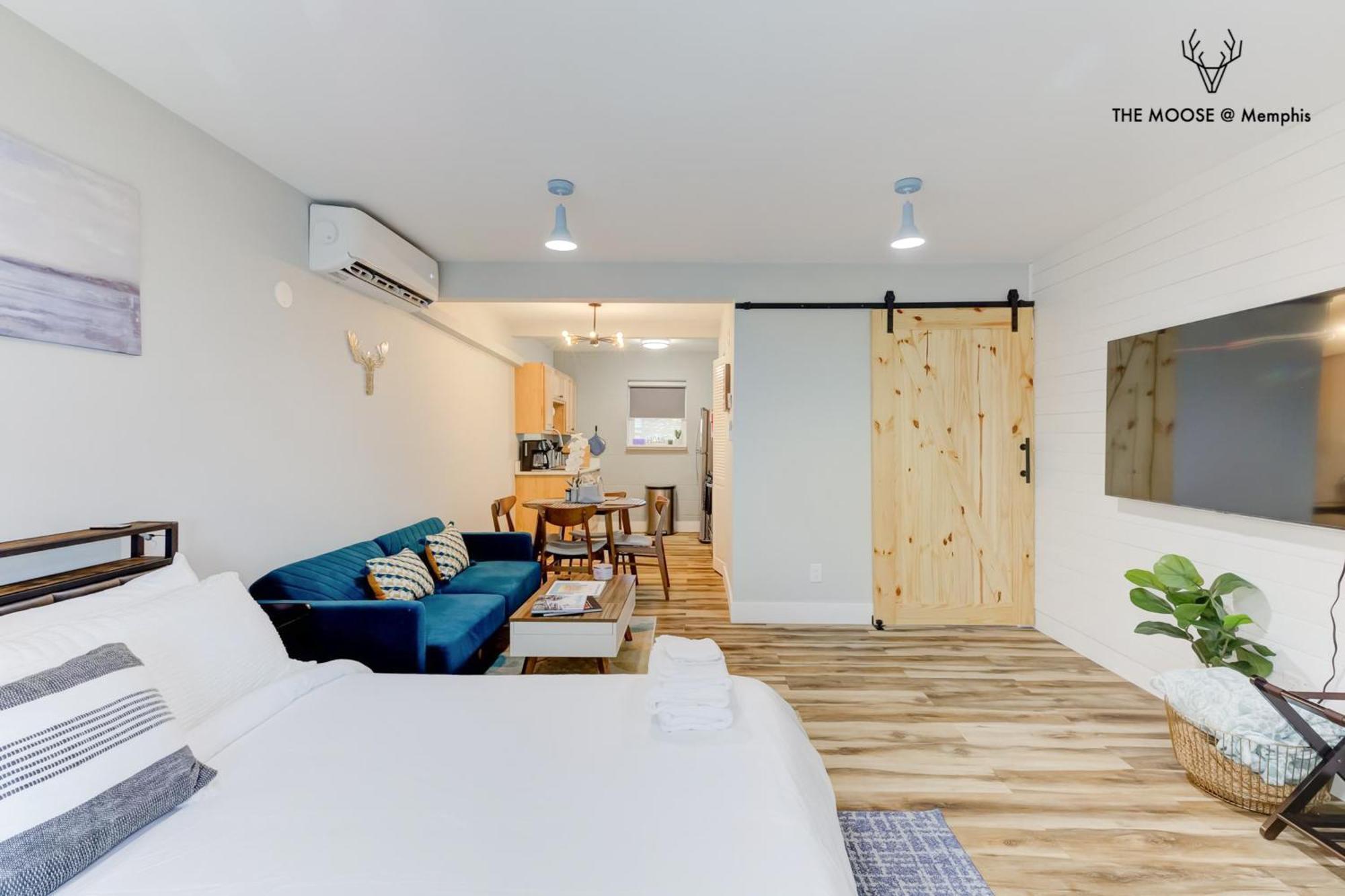 Appartement The Moose #11 - Luxe Modern Loft With King Bed, Free Parking & Wi-Fi à Memphis Extérieur photo