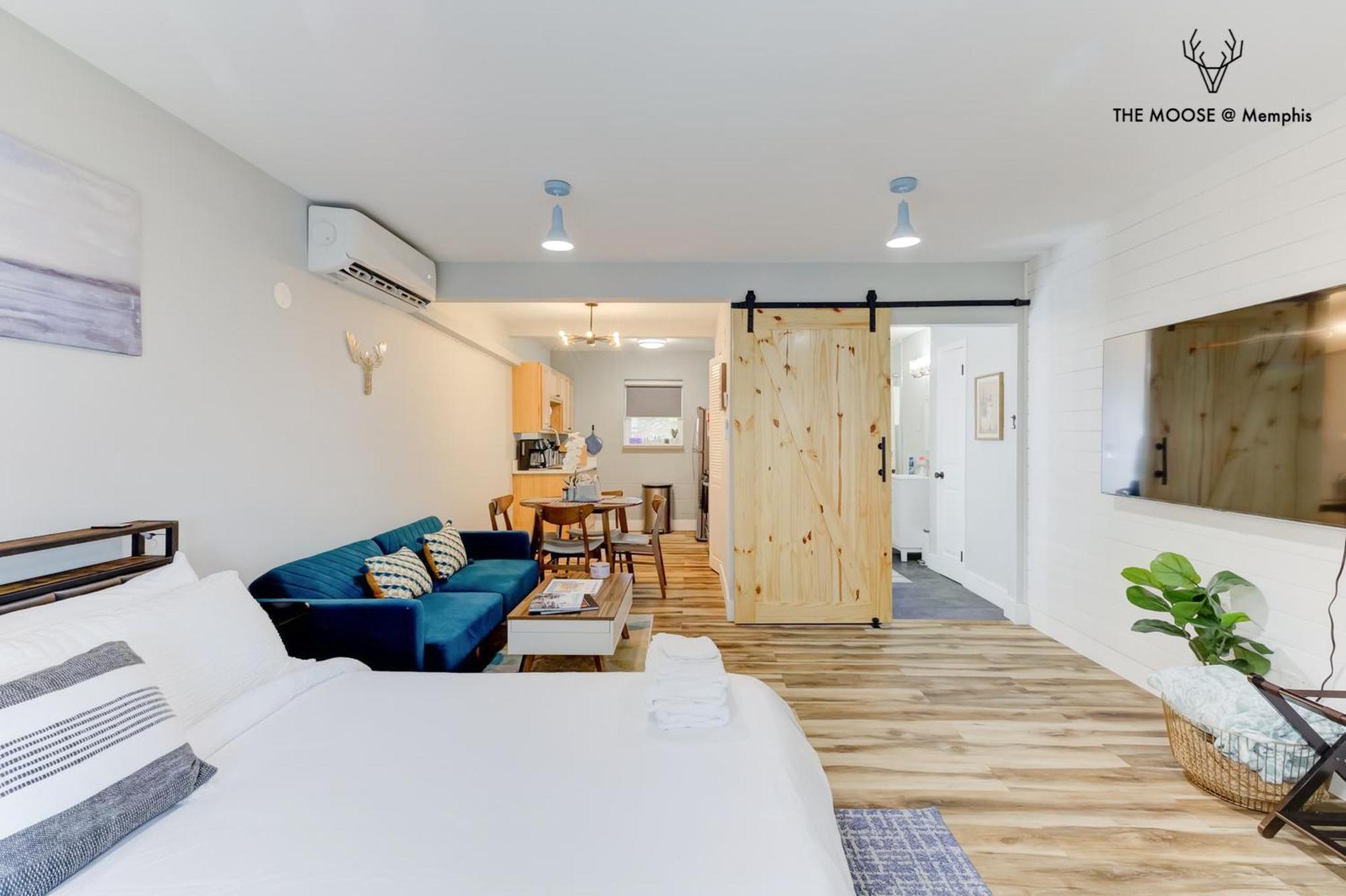 Appartement The Moose #11 - Luxe Modern Loft With King Bed, Free Parking & Wi-Fi à Memphis Extérieur photo