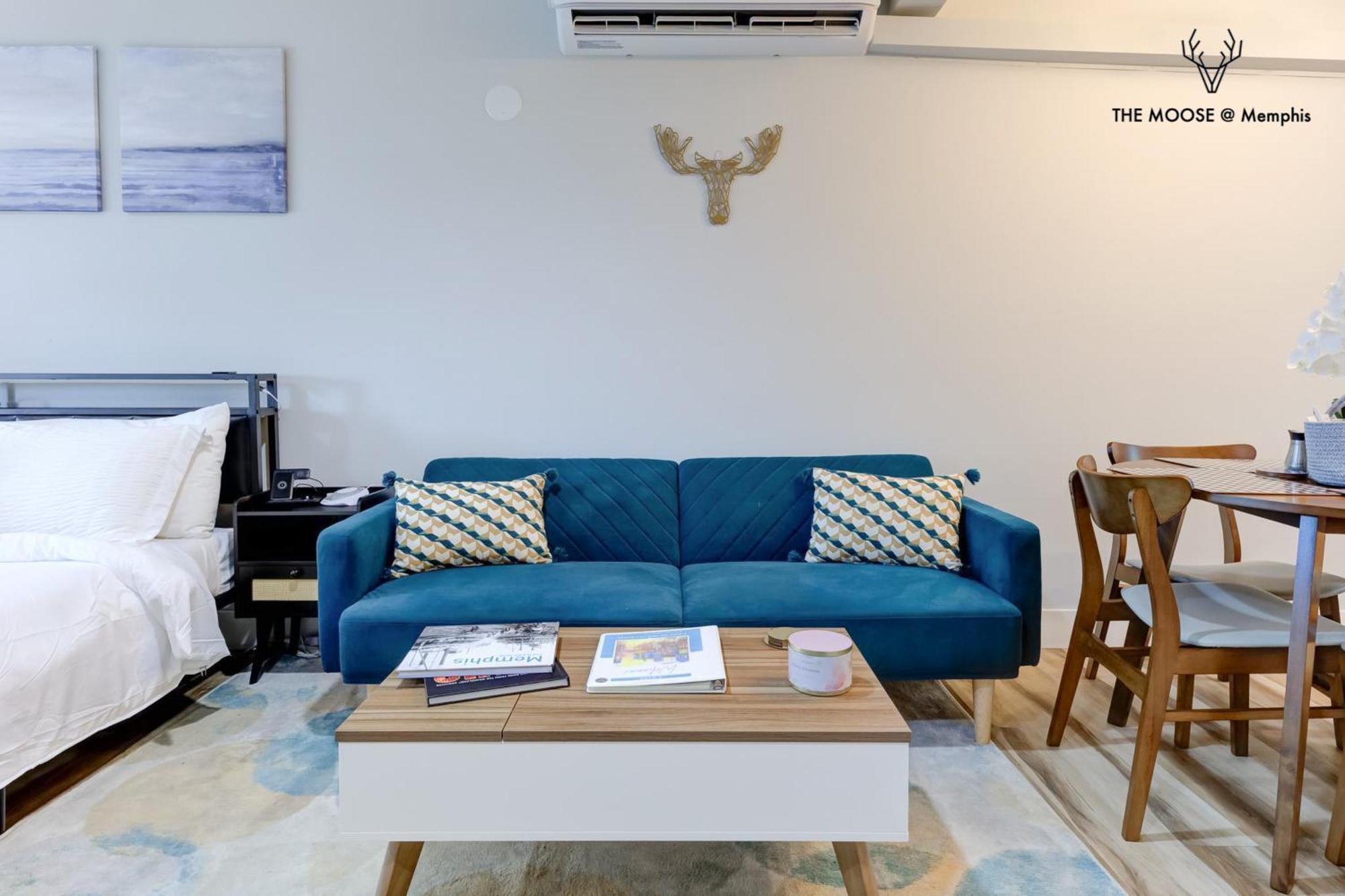 Appartement The Moose #11 - Luxe Modern Loft With King Bed, Free Parking & Wi-Fi à Memphis Extérieur photo