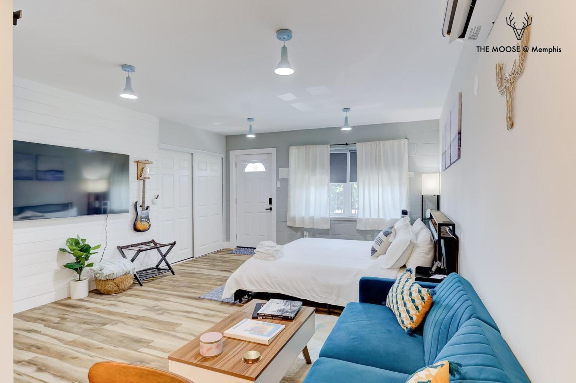 Appartement The Moose #11 - Luxe Modern Loft With King Bed, Free Parking & Wi-Fi à Memphis Extérieur photo