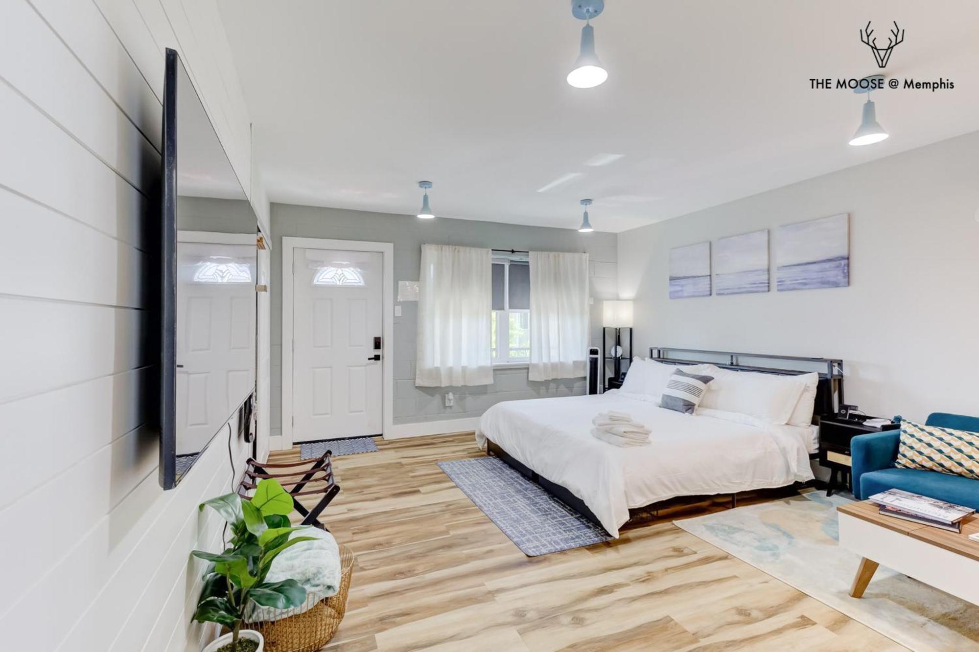 Appartement The Moose #11 - Luxe Modern Loft With King Bed, Free Parking & Wi-Fi à Memphis Extérieur photo